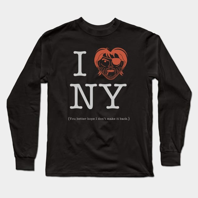 I Snake New York Long Sleeve T-Shirt by GeekGiftGallery